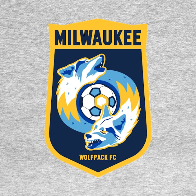 Milwaukee Wolfpack Logo by Liz Steiner